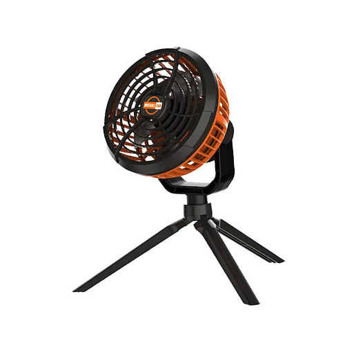 Cordless fan rechargeable lithium battery outdoor camp fan for campers with tripod